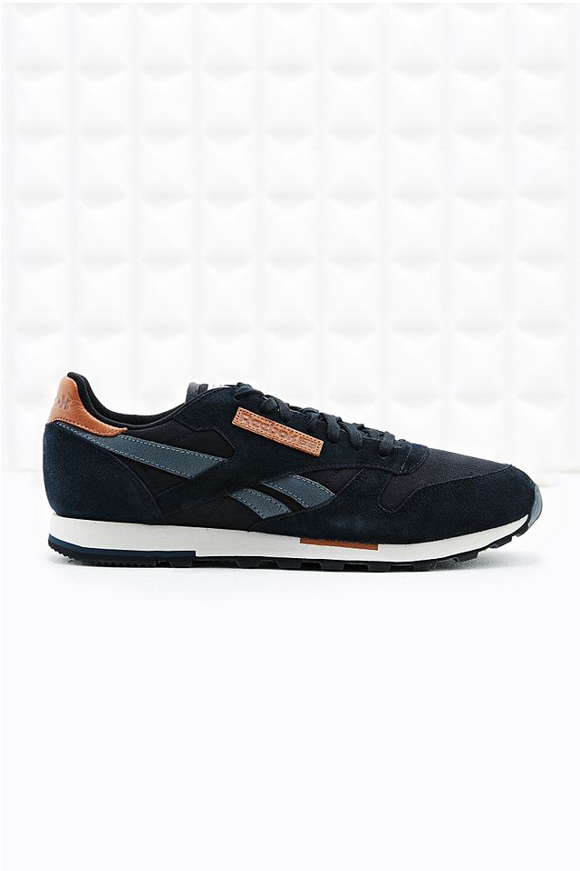 strong Medieval park Reebok Classic Utility Suede Trainers in Black | Urban Outfitters UK