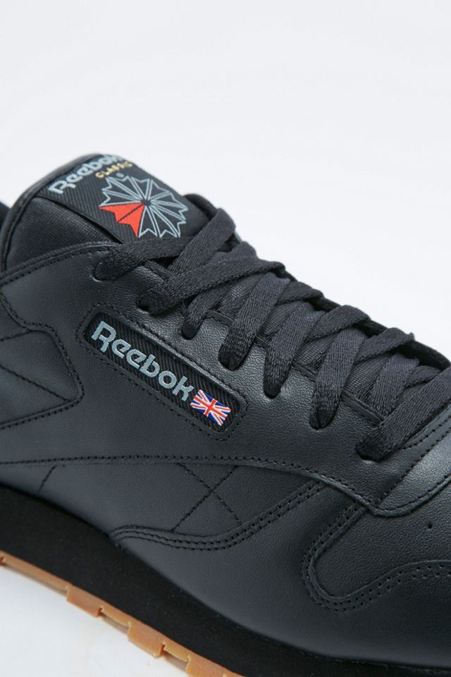 Reebok Classic - Baskets noires à semelle en caoutchouc  #1