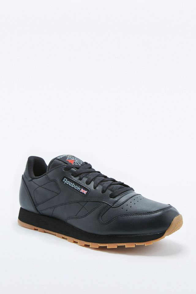 Reebok Classic - Baskets noires à semelle en caoutchouc  #4