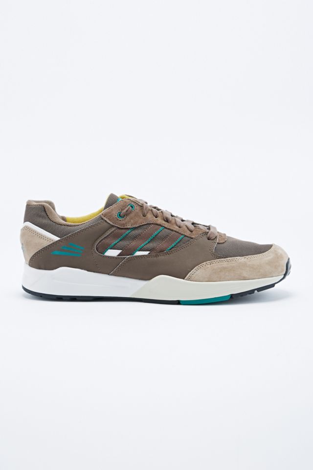 adidas Tech Super Suede Trainers in Brown and Khaki | Urban Outfitters UK