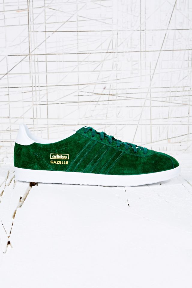 adidas OG Suede Trainers in Green Urban Outfitters UK