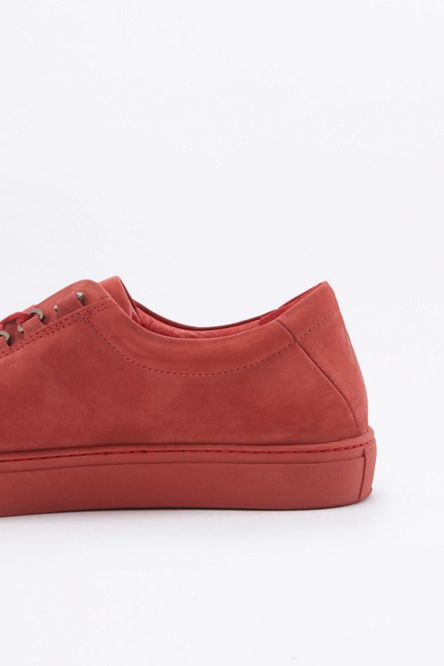 K-Swiss Court Classico Red Suede Trainers #2