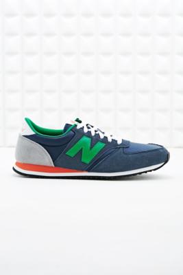 new balance navy & white mesh 420 trainers