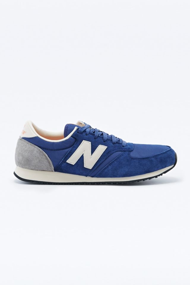 New Balance 420 Suede Runner Trainers in Blue | Urban UK