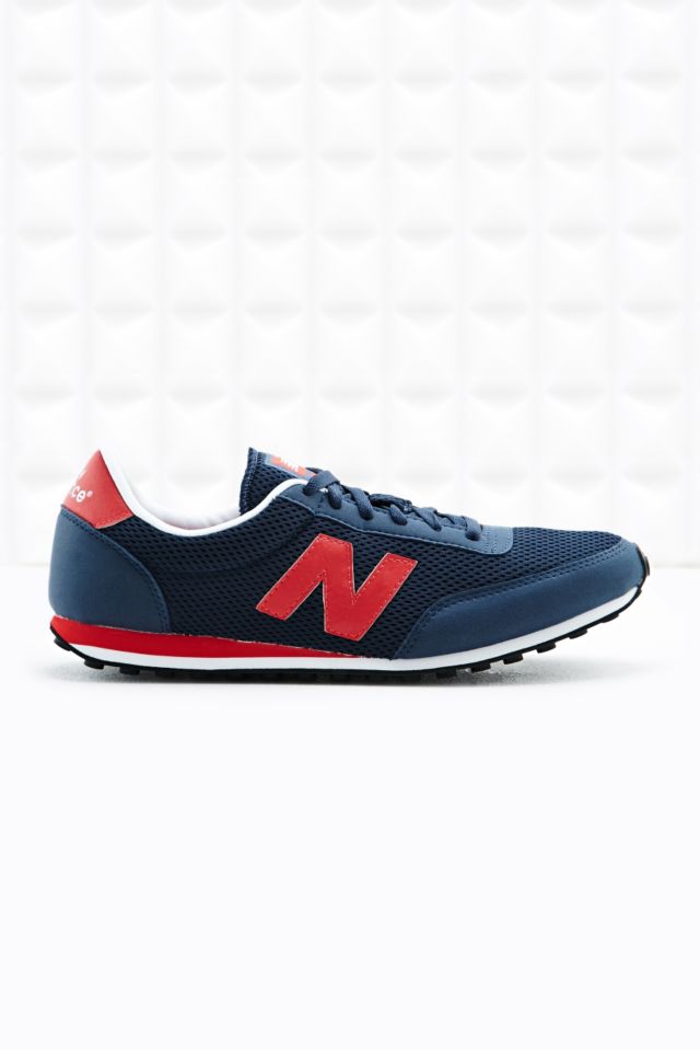 Balance 410 Mesh Runner Trainers in Navy | Outfitters UK