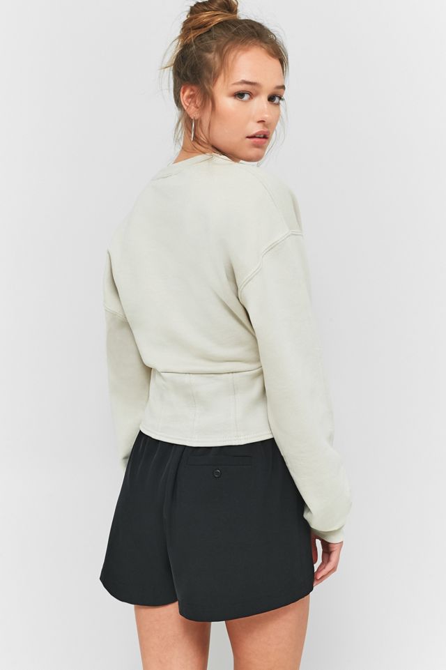 Urban Renewal Vintage Re-Made Corset Hem Sweatshirt #3
