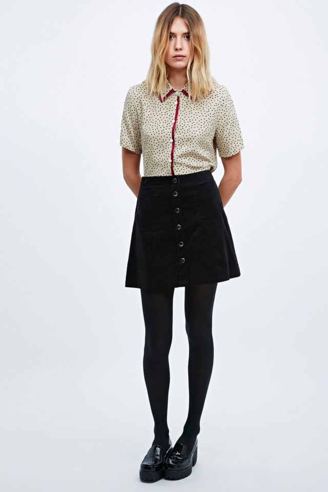 Urban Renewal Vintage Remnants Ribbon Trim Blouse | Urban Outfitters UK