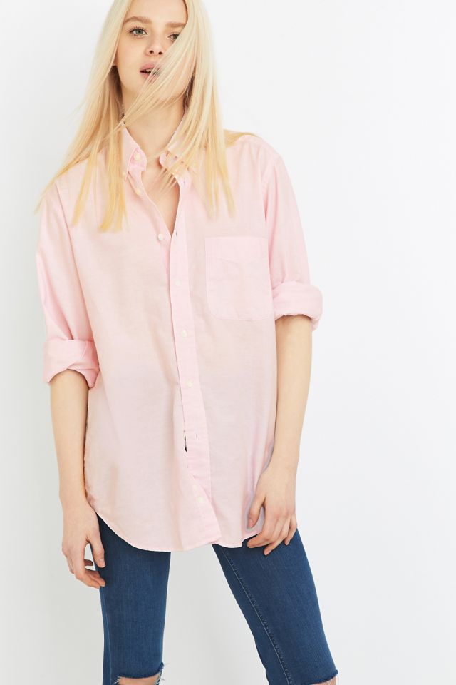 Urban Renewal Vintage Originals Pink Oxford Shirt Urban Outfitters UK
