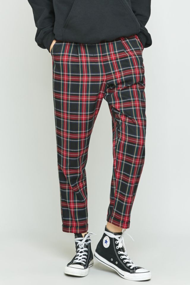 Pacsun red 2025 plaid pants