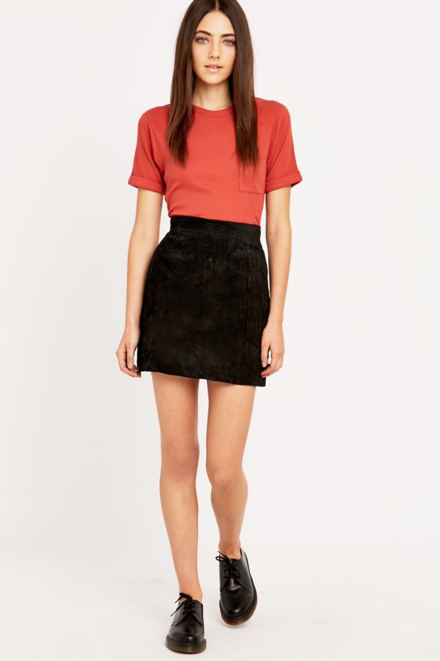 Urban outfitters shop suede skirt