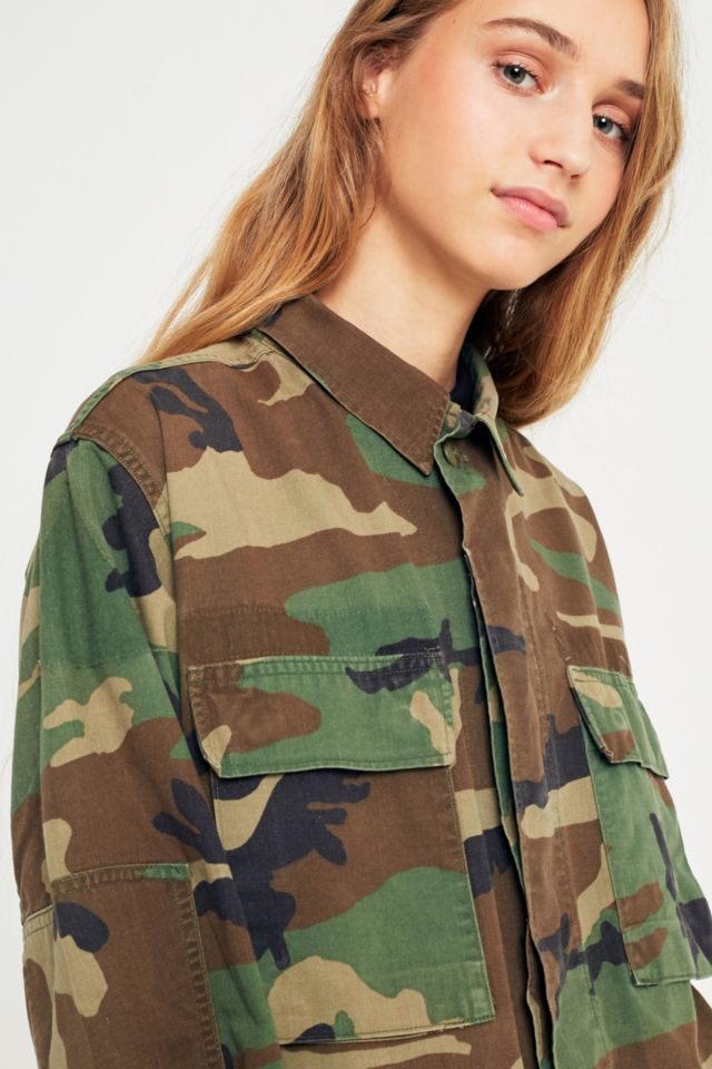 Camo jacket clearance urban outfitters