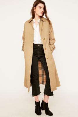 all saints grace ruffle coat