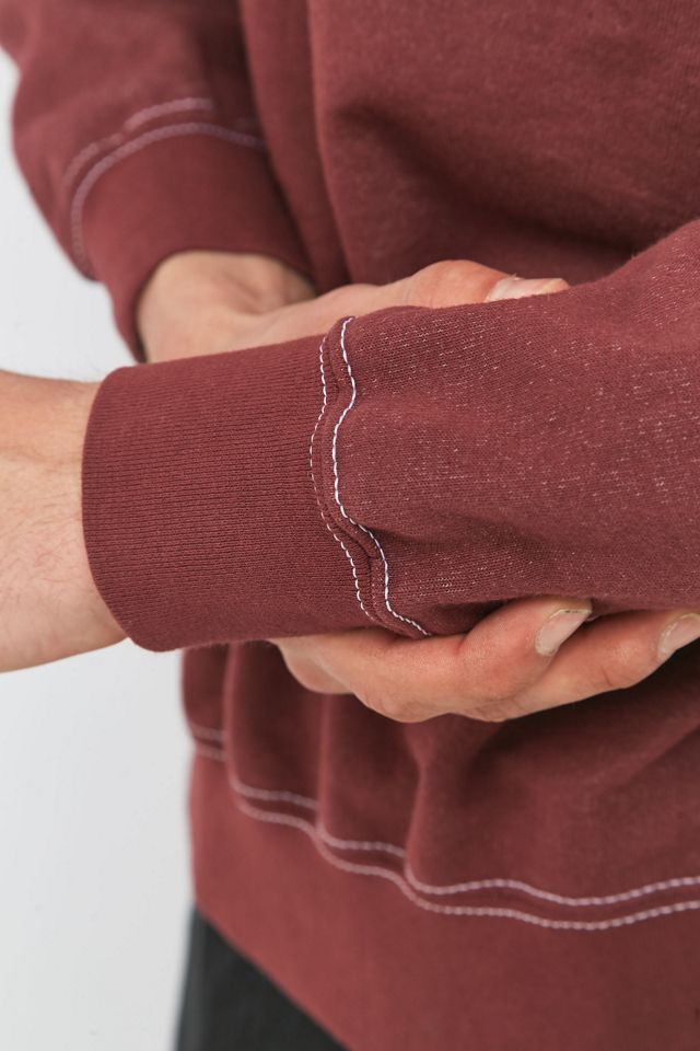 Urban Renewal Vintage Customised Wine Overdyed Sweatshirt #1