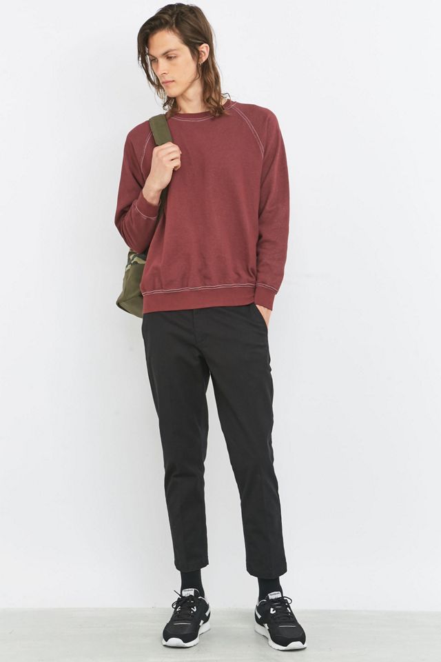 Urban Renewal Vintage Customised Wine Overdyed Sweatshirt #4