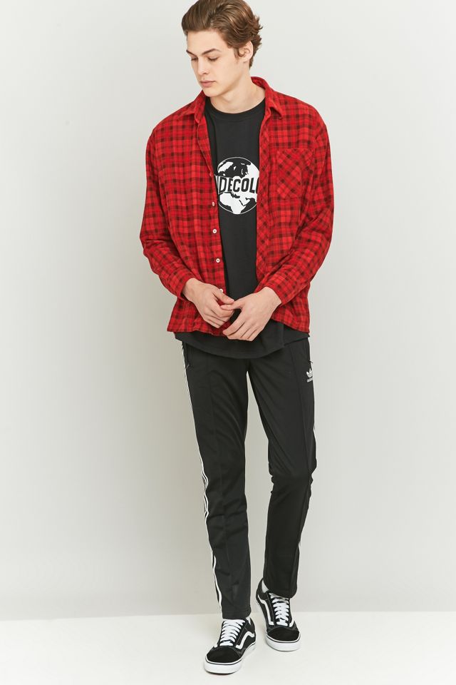 Urban Renewal Vintage Customised Red Flannel Shirt #1