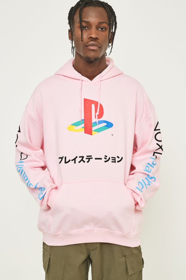 Pink playstation sweatshirt on sale