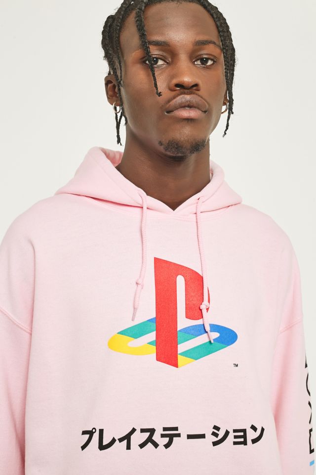 Pink on sale playstation sweatshirt