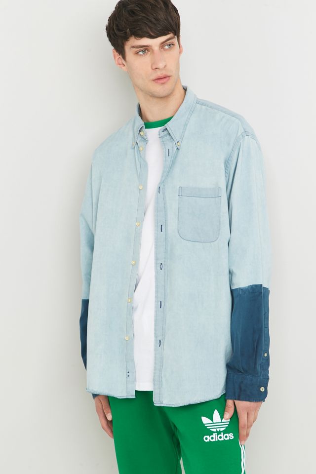 Urban Renewal Vintage Customised Dip Dye Denim Shirt Urban Outfitters UK