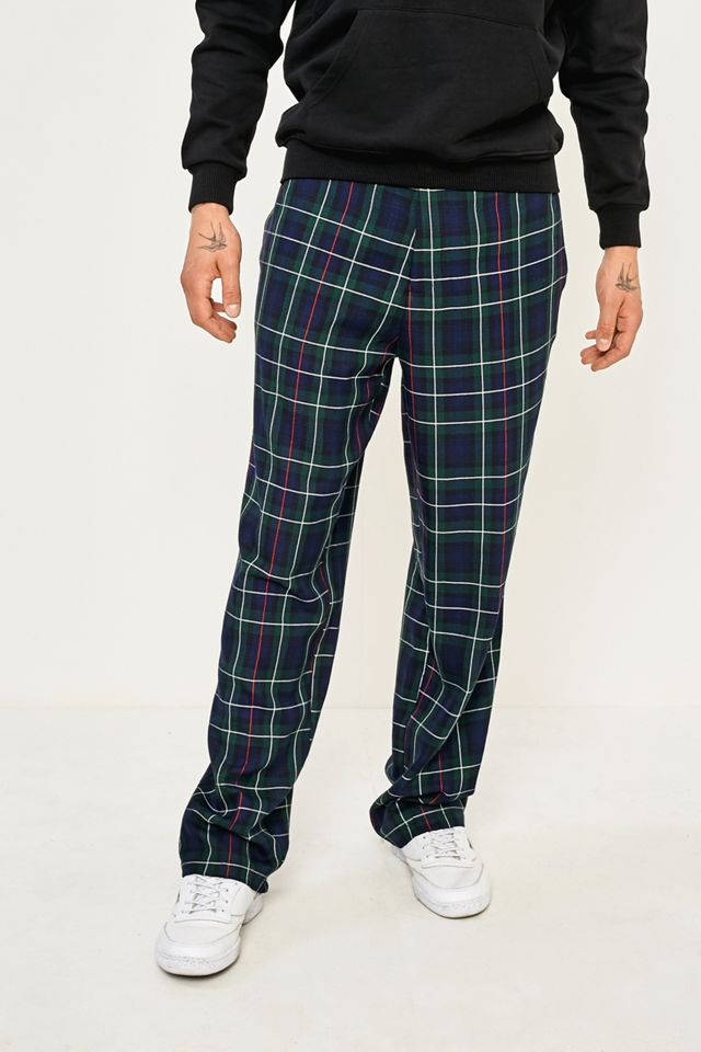 Urban Renewal Vintage Re-Made Navy Check Trousers #4