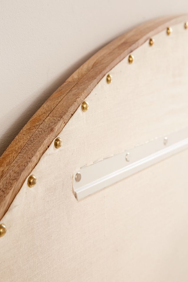 Arc Upholstered Indigo Headboard #4
