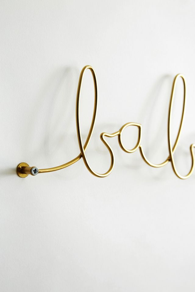 Babe Wall Hook - Gold #2