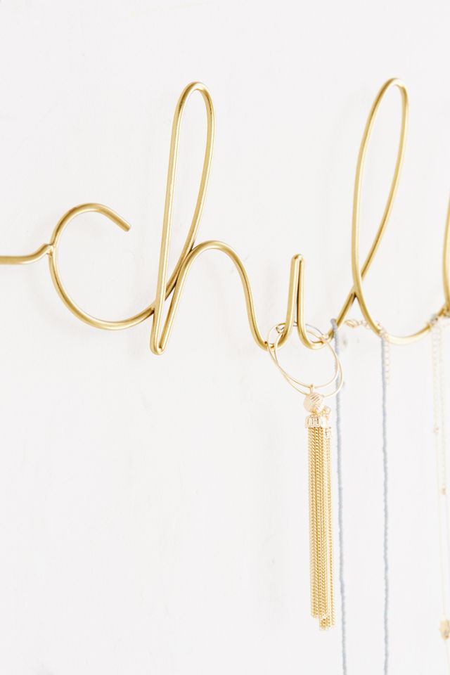 Patère Chill dorée #1