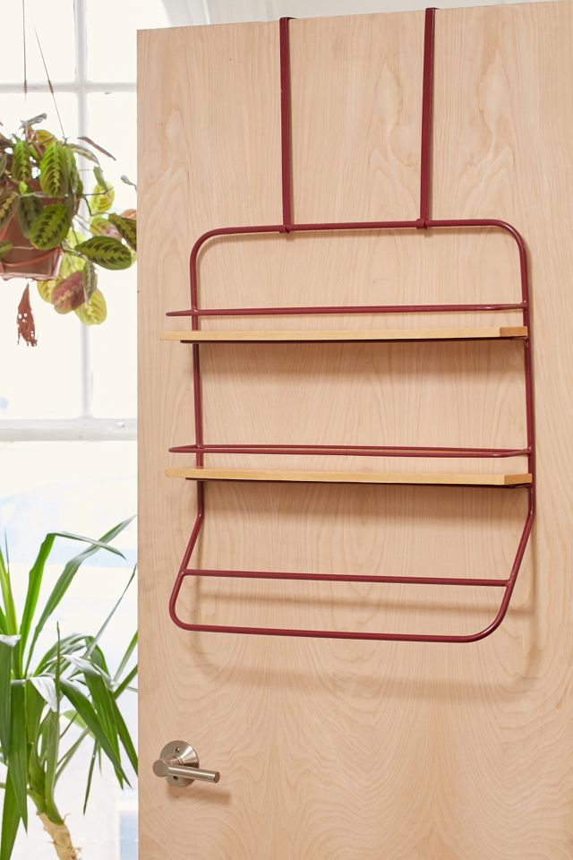 Over-The-Door Tiered Shelves Storage Rack #2