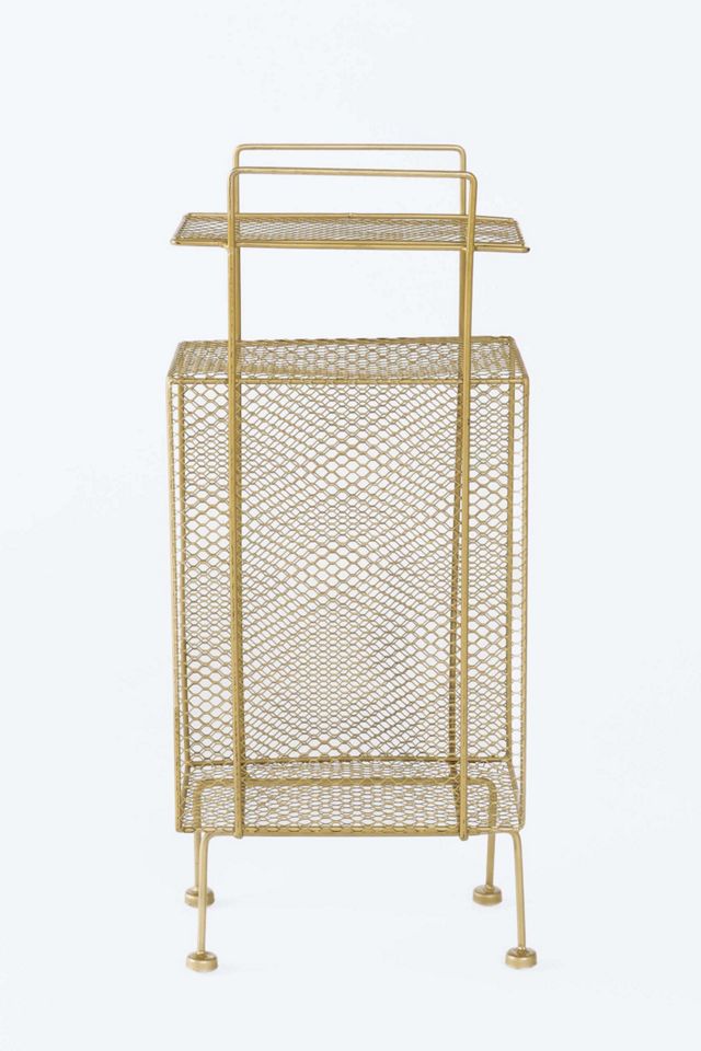 Gold Mini Storage Rack | Urban Outfitters UK