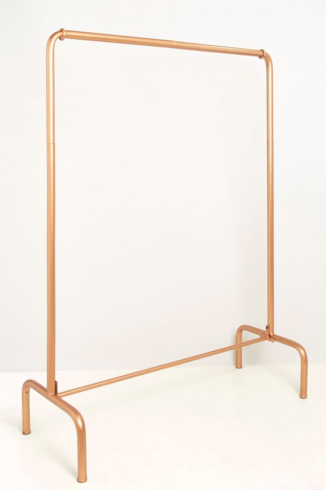 Gold Rail Clothing Rack #1