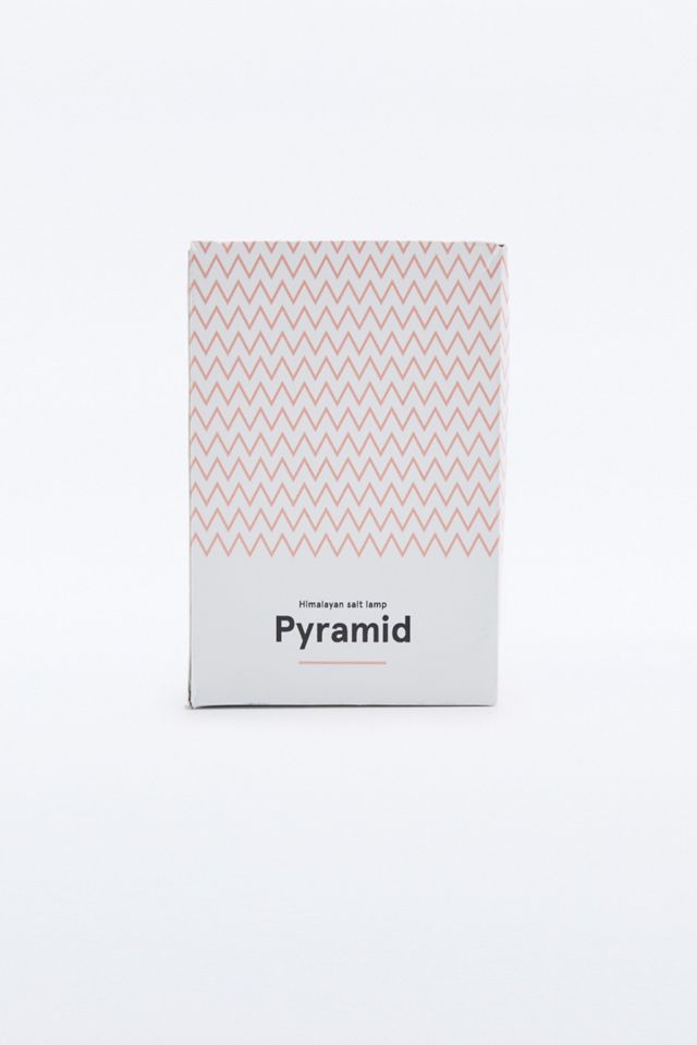 Pyramid Salt Rock Desk Lamp #3