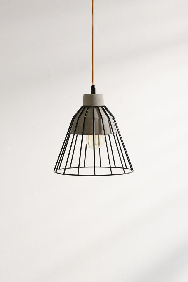 Fallston Metal Cage Pendant Light #2
