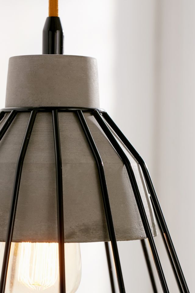 Fallston Metal Cage Pendant Light #3