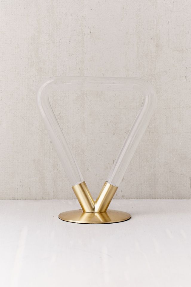 Helios Acrylic Triangle Table Lamp #2