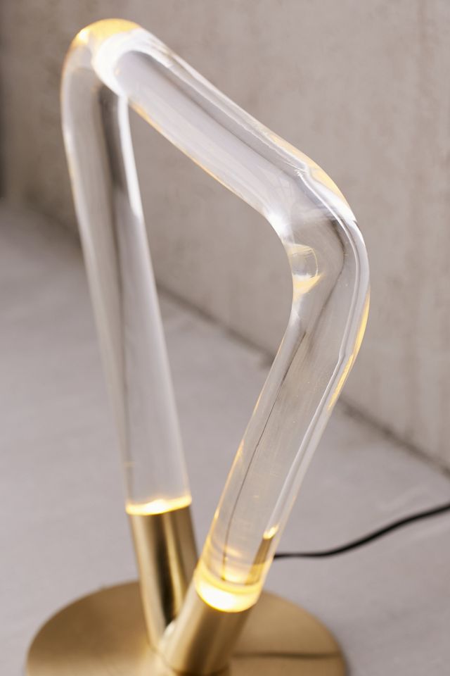Helios Acrylic Triangle Table Lamp #4