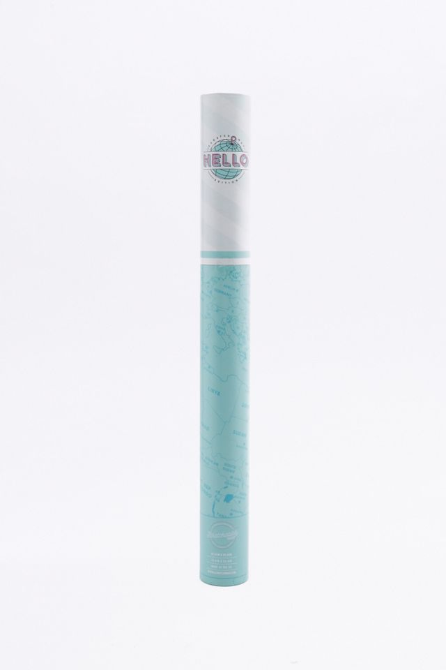 Neon Scratch Map Urban Outfitters DE