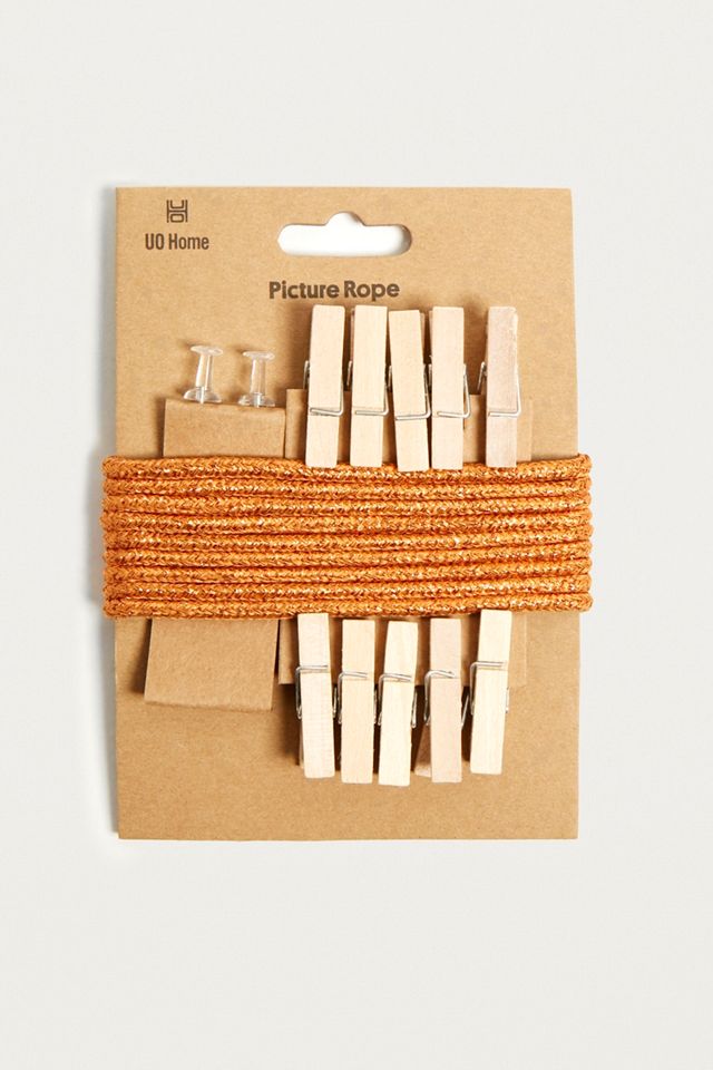 Peg & Rope Hanging Picture Cord #1