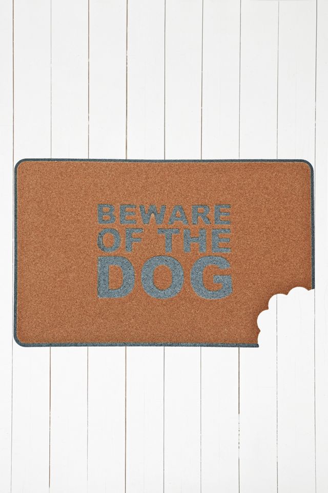 Beware of the Dog Doormat Urban Outfitters UK
