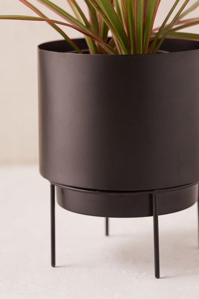 Adelphi Black Metal Plant Pot #1