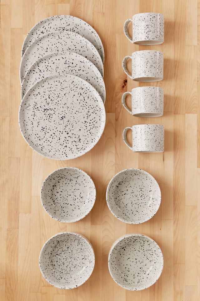 12-Piece Speckled Dinnerware Set #1