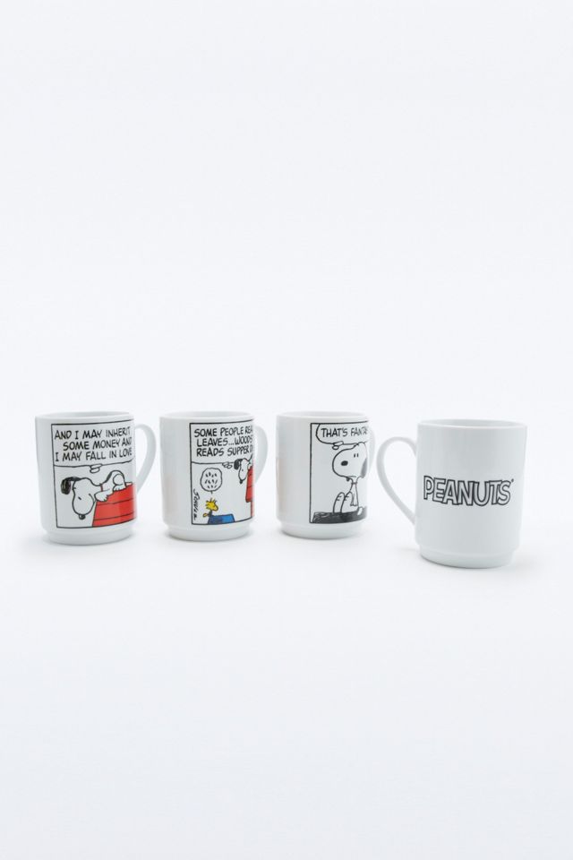 Peanuts Stacking Mugs Set Urban Outfitters UK