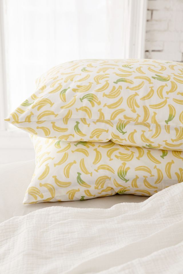 Juego de fundas de almohada de plátano #1