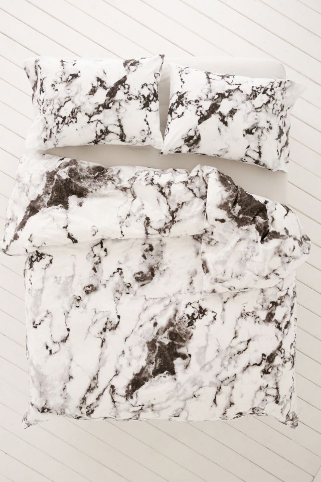 Marble Print Duvet Set #1
