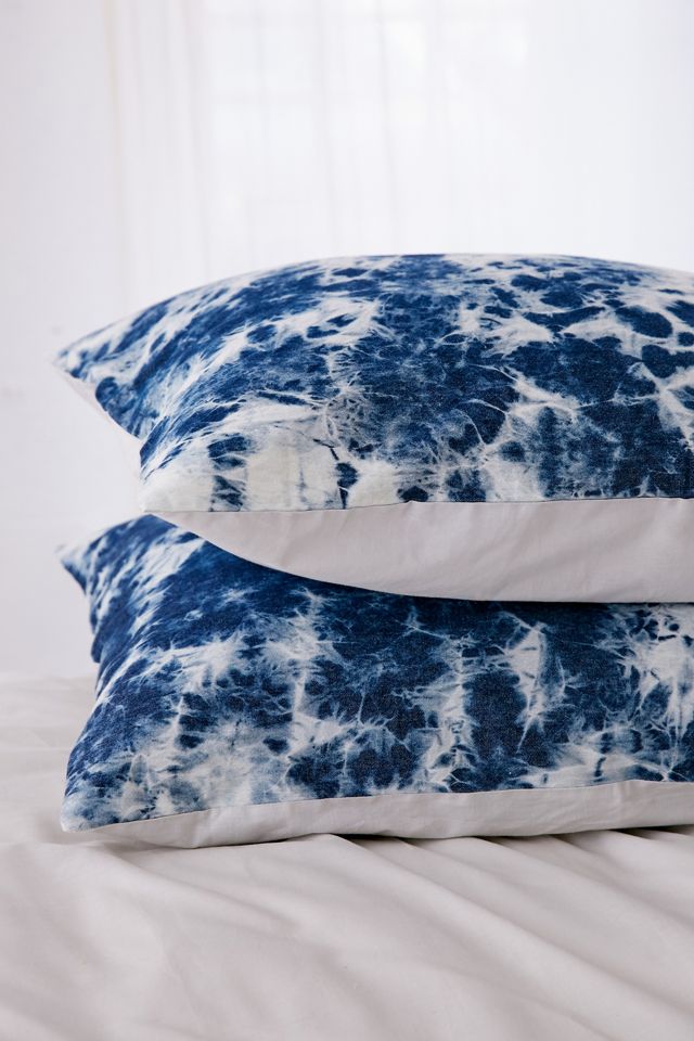 Premium Denim Tie-Dye Pillowcase Set #1
