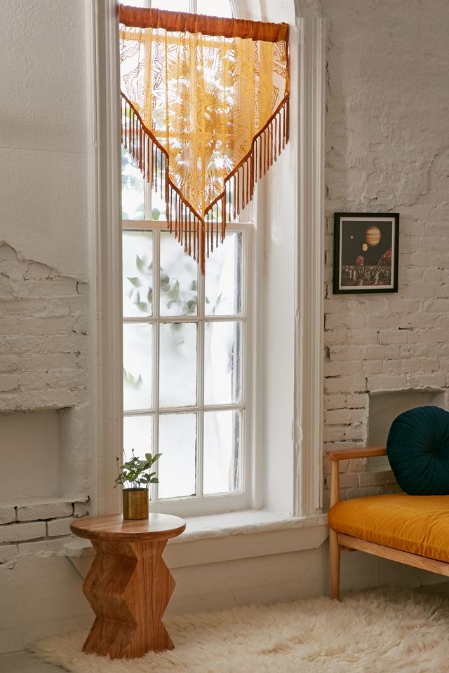 Eye Burnout Velvet Window Valance | Urban Outfitters UK