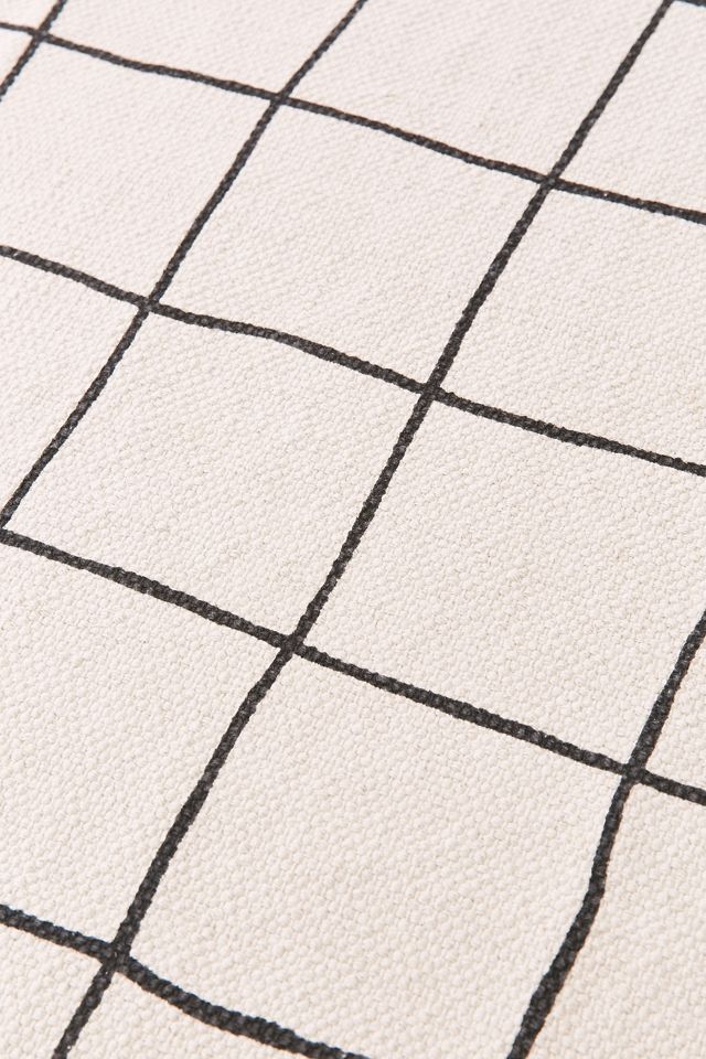 Wonky Grid 5x7 Printed Rug #3