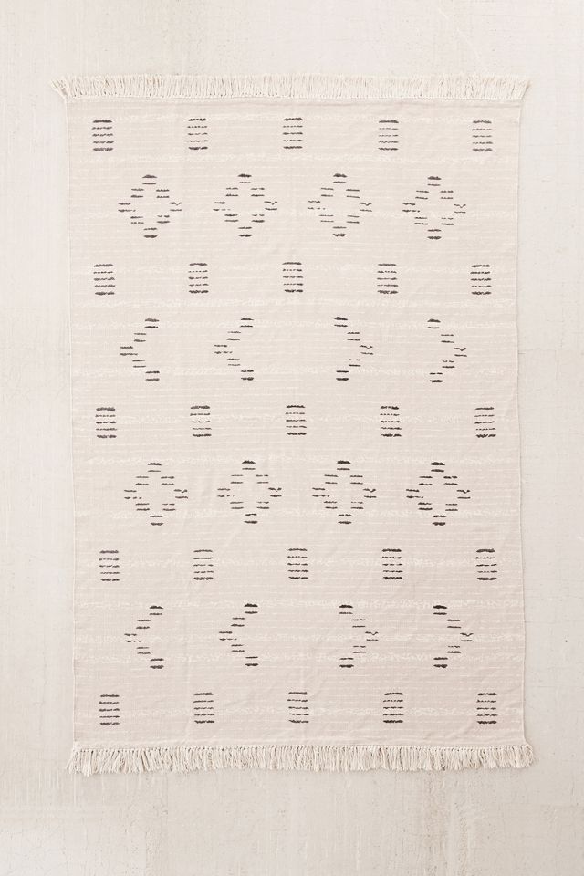 Cayler Geo Print 5x7 Cream Rug #1
