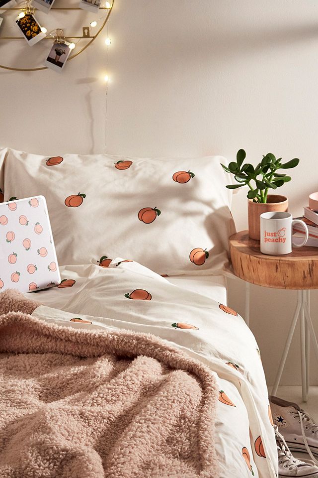 Peach Duvet Cover Set Urban Outfitters Uk, Urban Outfitters King Size Bedding