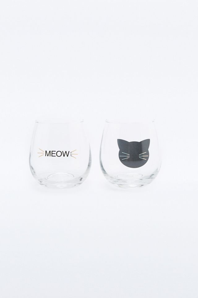 Meow Wine Glass Set #4