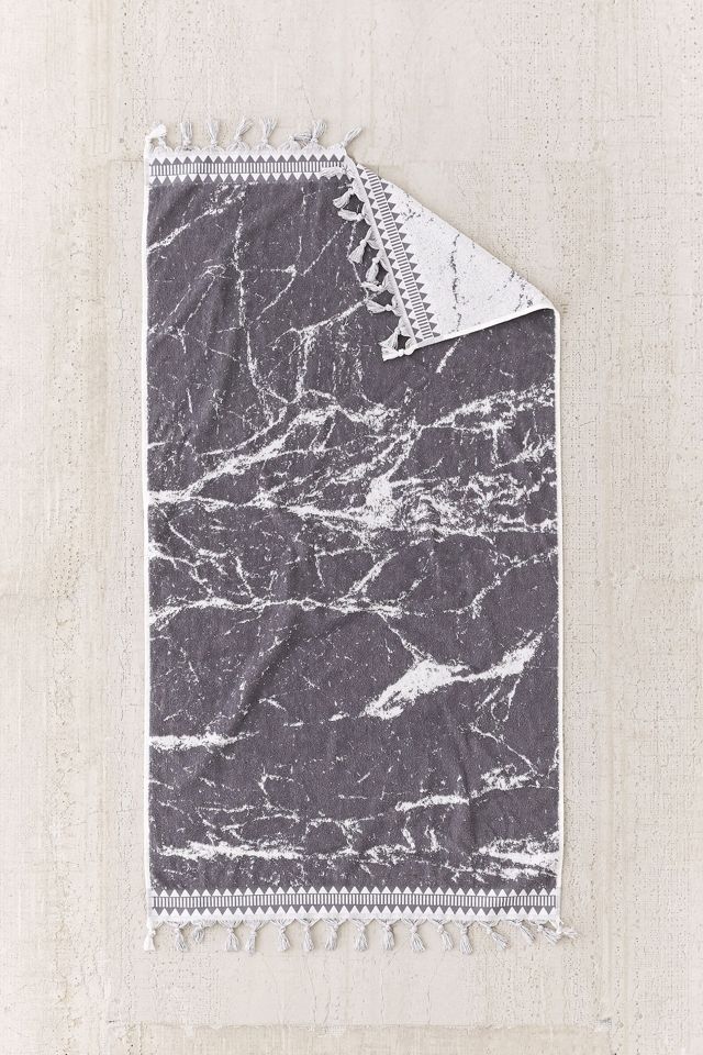 Marble Print Reversible Towel #1