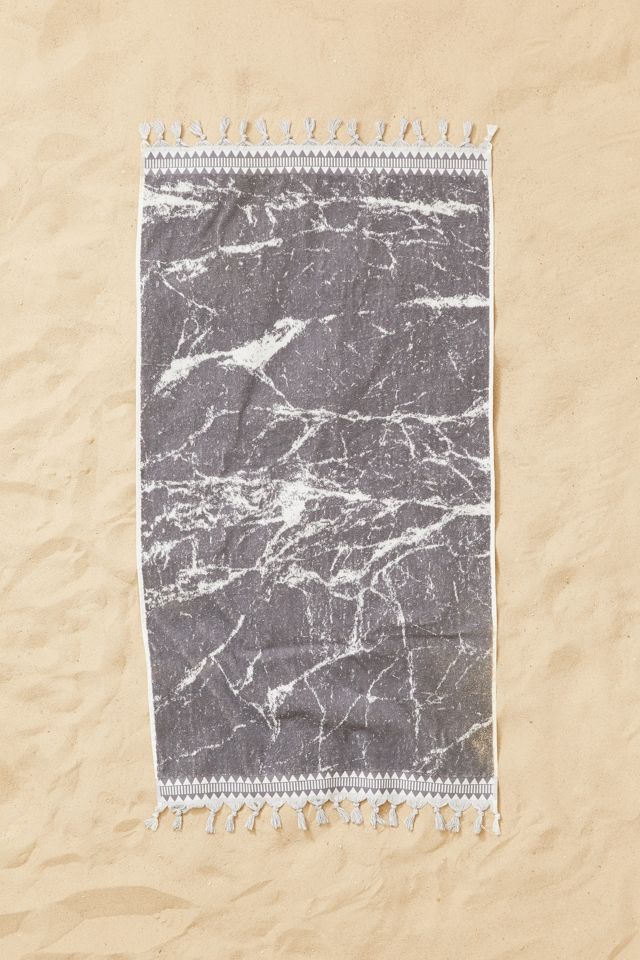 Marble Print Reversible Towel #3